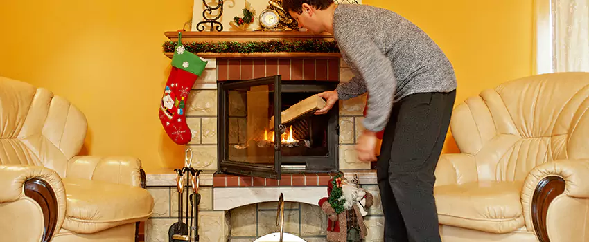 Gas to Wood-Burning Fireplace Conversion Services in Huntley, Illinois