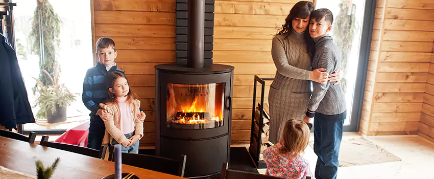 Morso Cast Iron Fireplace Insert Installation in Huntley, Illinois