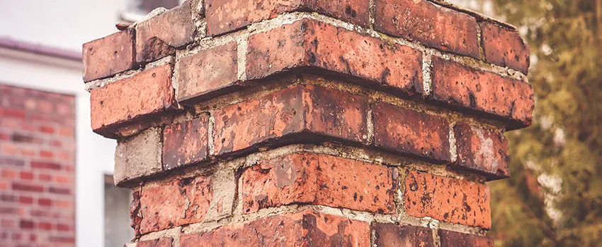 Cracked Chimney Bricks Repair Cost in Huntley, Illinois
