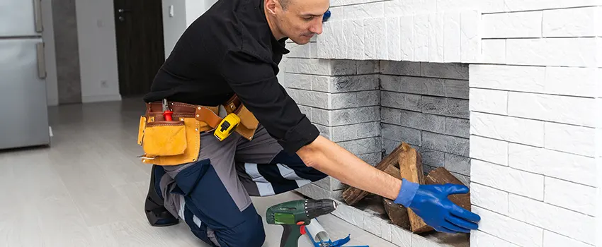 Fireplace Damaged Damper Frame Repair Services in Huntley, Illinois
